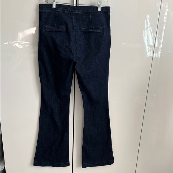 BANANA REPUBLIC Sailor Flared Dark Denim Jeans, Size 29 - Picture 7 of 10